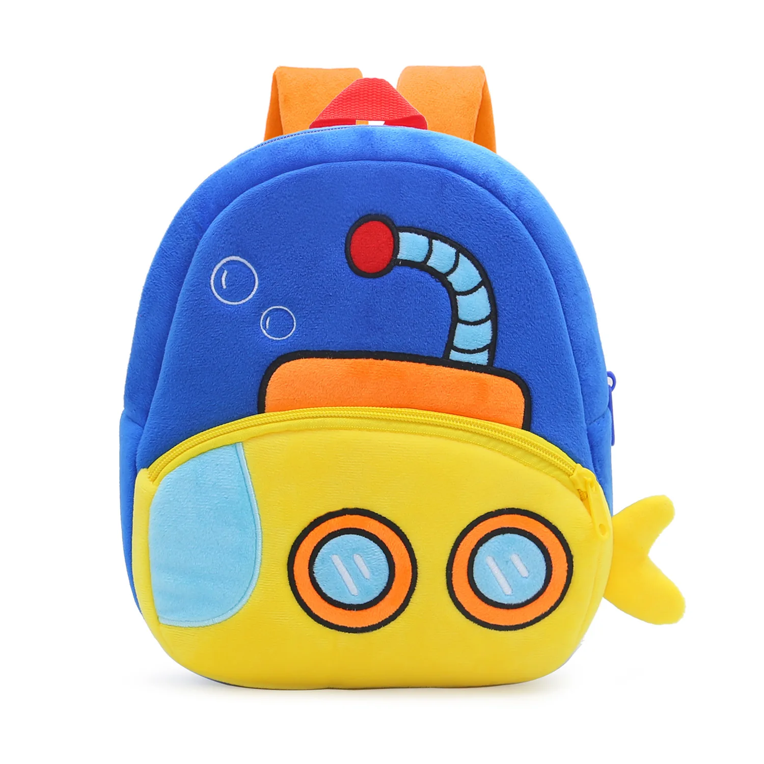 hot sale new children cartoon bags kids custom plush backpack kids 3D cars backpack school bags kids backpack