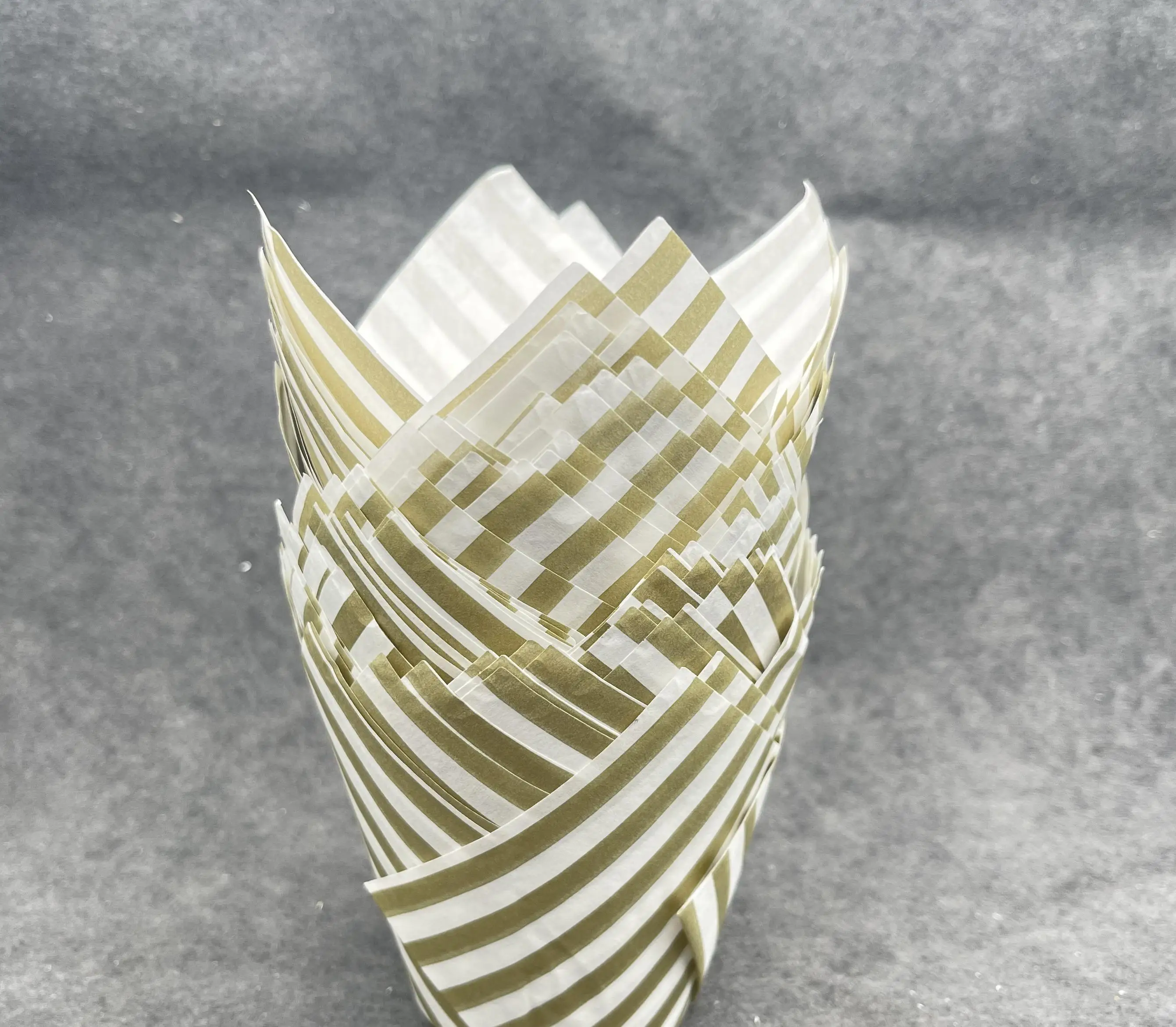 tulip cupcake baking homemade tulip shape muffin cupcake paper cupcake liner cup paper stripe pattern