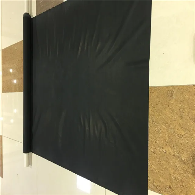 Черный эластичный латексный лист в рулонах