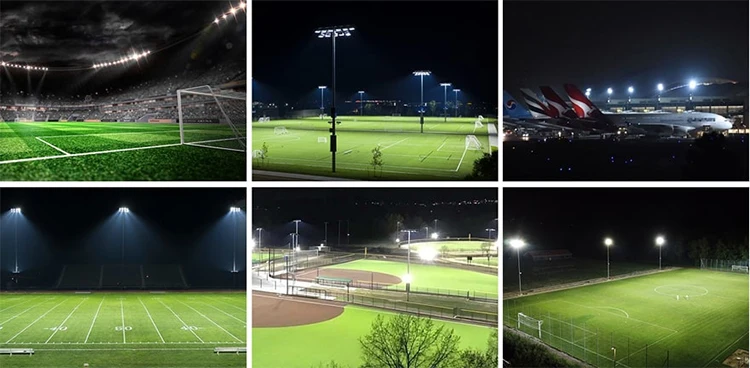 High Power ENEC ERP Anti Glare 176-305VAC LED Flood lights 1000W 17000lm Outdoor Waterproof stadium Arena Floodlights