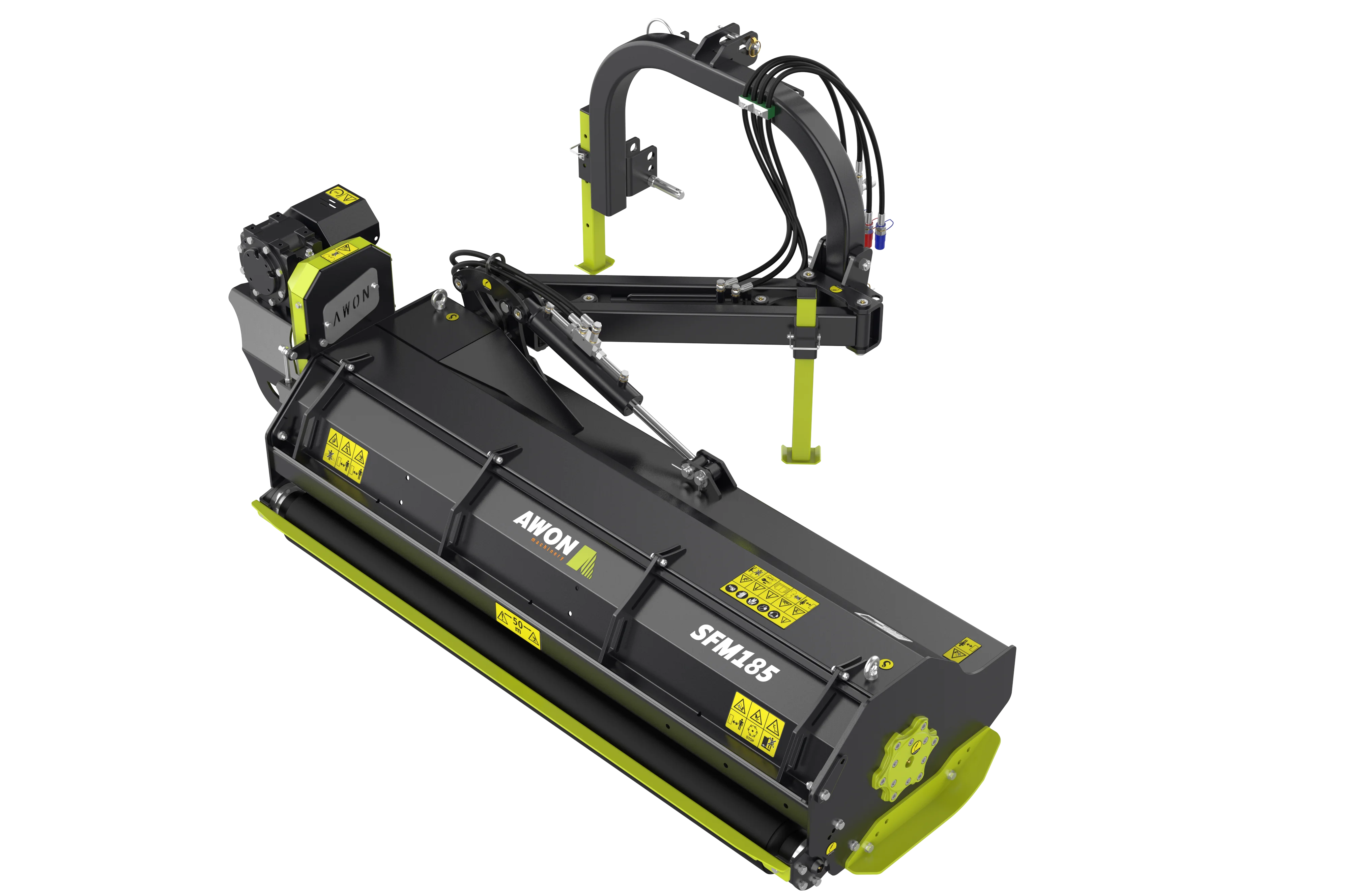 Косилка AWON SFM 165-185-205 задняя с боковым креплением Мульчер для трактора средней мощности 60-80