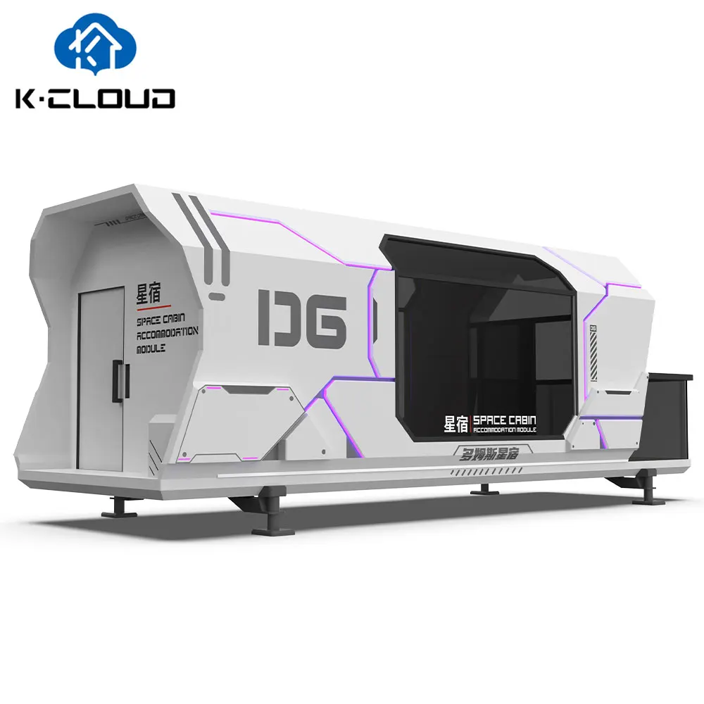 Fully Furnished Luxury Capsule House Hotel With Bathroom Modern Prefabricated Mobile Portable Waterproof Villa