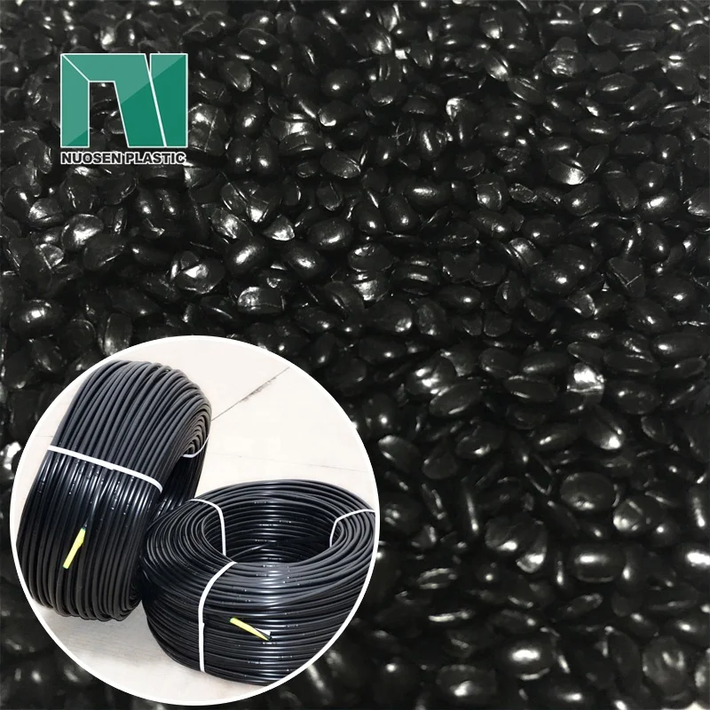 China masterbatch factory offer PE PP EVA plastic carbon black masterbatch for blown film