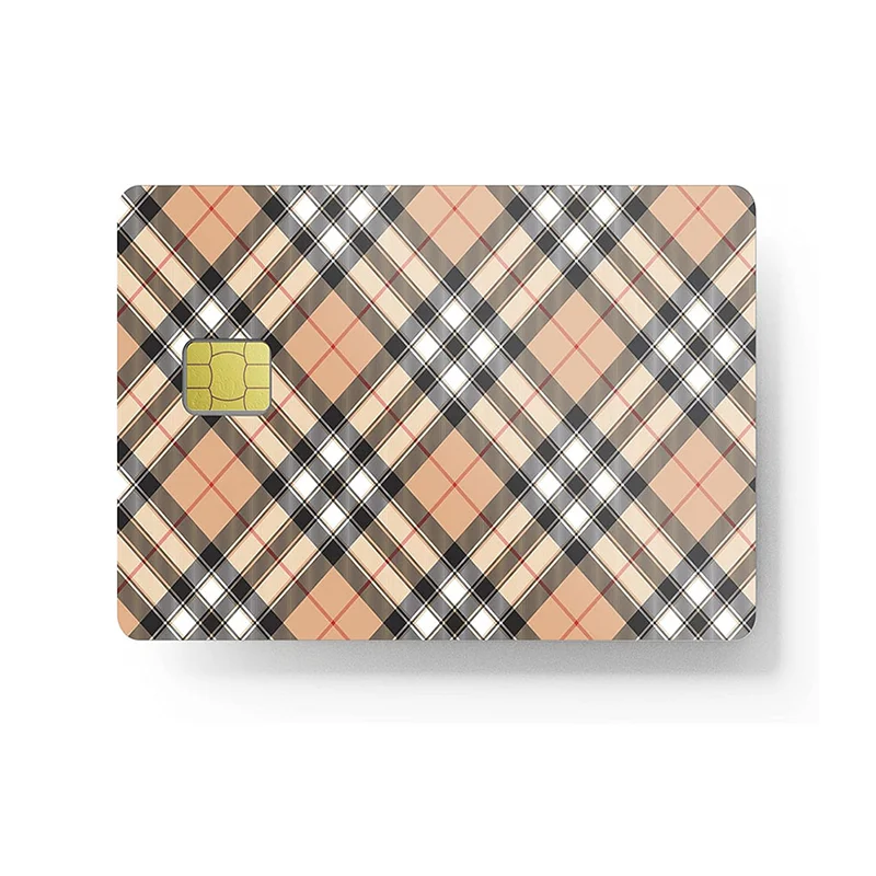 Low MOQ Waterproof Custom Wholesale Card Skin Nfc Protection Adhesive Characters Card Sticker For Debit Bank Cards