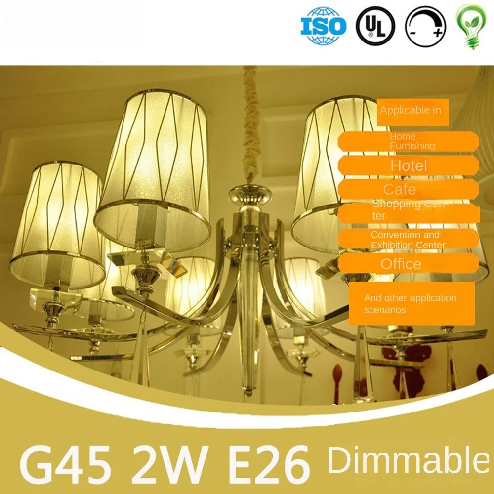 High Decorative Led Light bulb High Quality Clear Led Long Filament Bulb Certified Edison Light Bulb LED Filament Vintage Desk