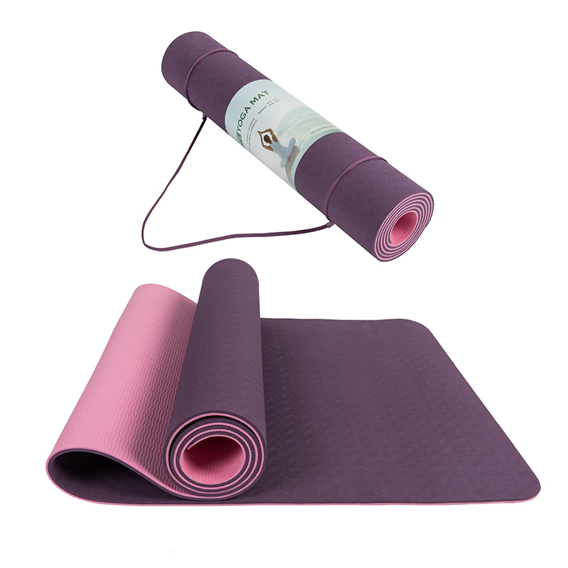 2025 Factory Direct Sale Exercise Non Slip Eco Friendly Dropshipping TPE Yoga Mat