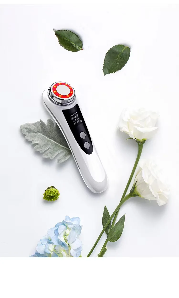 Manufacturers cheap wholesale household portable mini ems lift anti-wrinkle rf beauty device face cleaning massage device