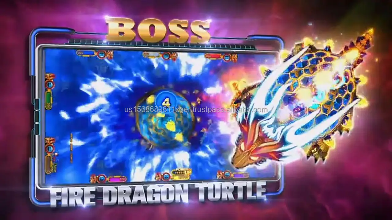 High Holding Coin Operated 10Player 86/100' Monitor Machine Fish Game Board Ocean King 3 Plus Lucky Link