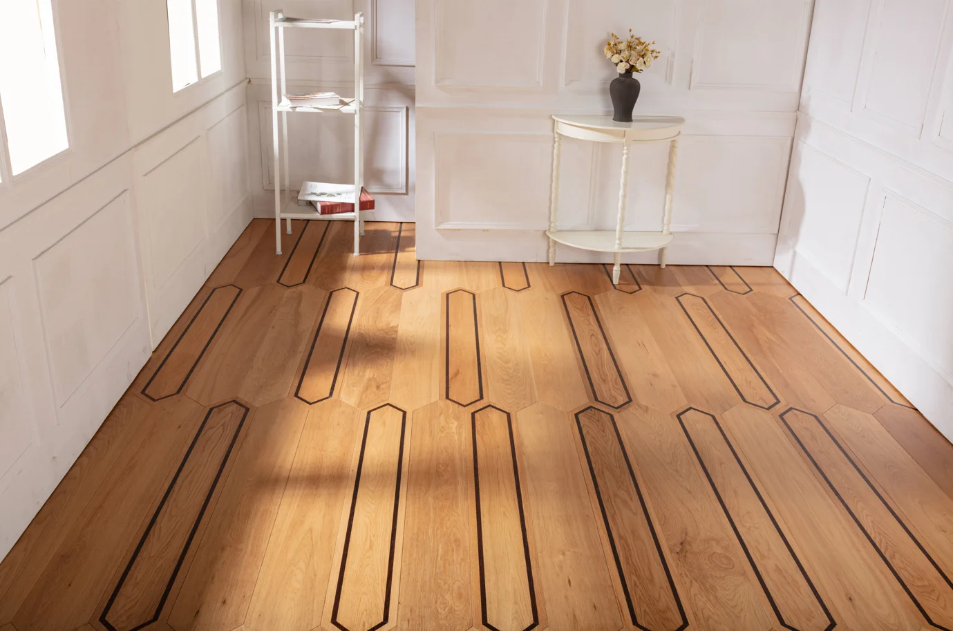 Engineered Oak Parquet Wood Flooring Natural Color oak Herringbone Wood Flooring Parquet Flooring