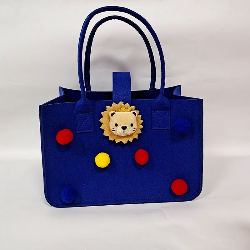 RU Strict selection felt bags in stock wholesale hand gifts cartoon felt handbags hundred day banquet gifts felt handbags