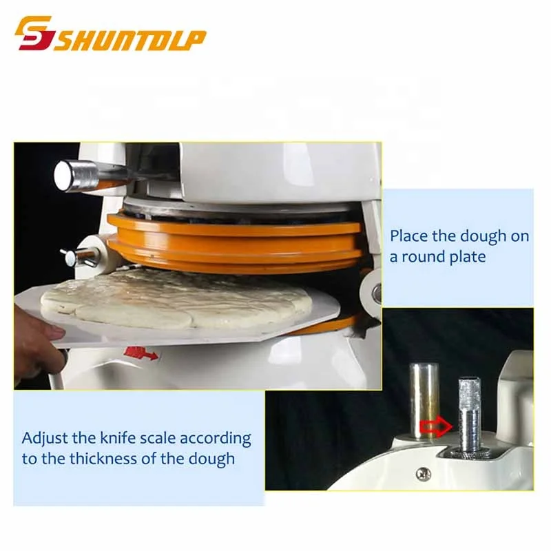Коммерческий Электрический делитель теста для пиццы делитель теста разделительная и круглая машина 30 шт. полуавтоматический делитель теста и круглый делитель