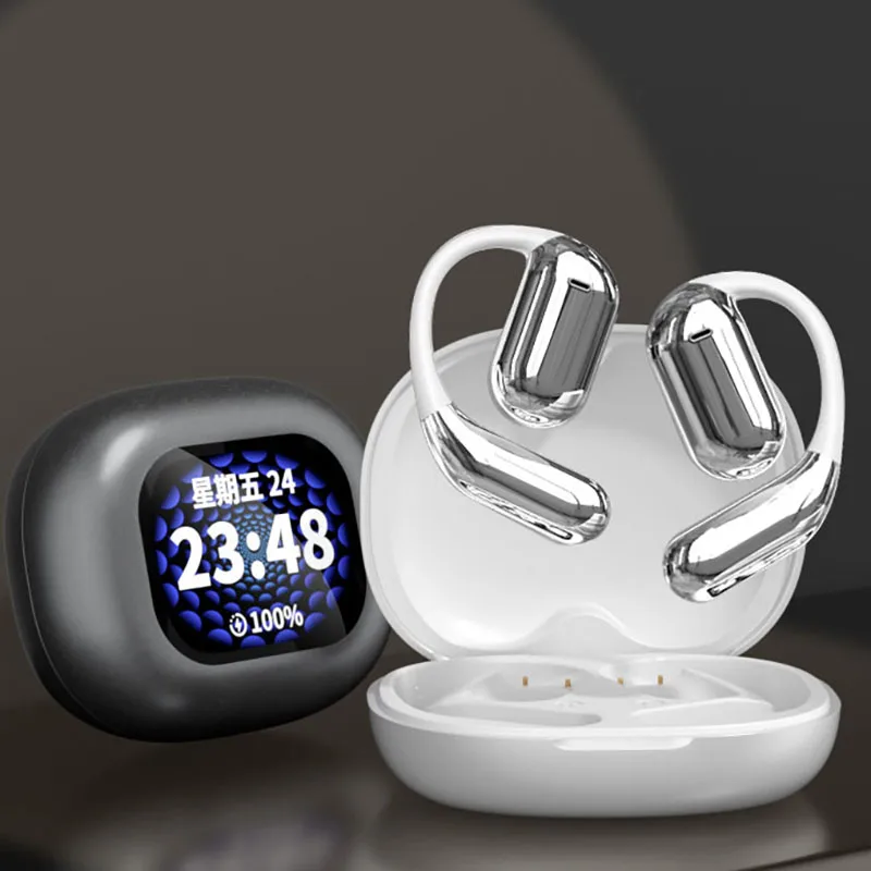 2024 Top Quality Best Selling In America Drop Shipping Wireless Fashing ANC Sports Music Earphones LED Touch Screen