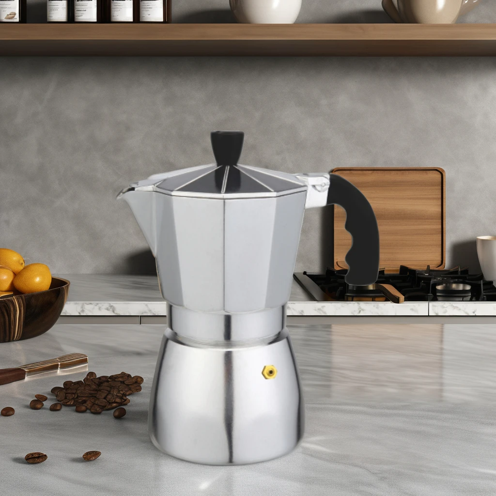 OEM Portable Food Grade Aluminum Alloy Italian Espresso Mocha Pot Coffee Makers Authentic Italian Moka Coffee Pot