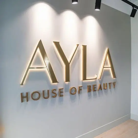 Manufacturer Hot Selling Office Signage Wall logo Business Sign Custom Company Design Metal Letters