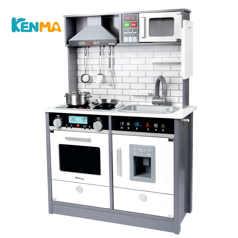 2022 Wooden Kitchen Pretend Play Toys For Kids