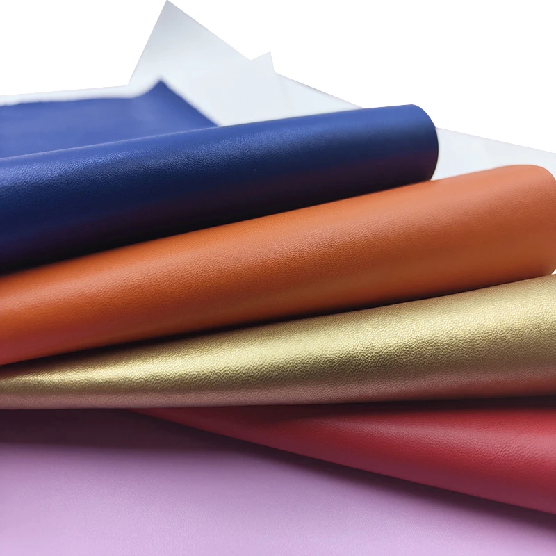 Free Sample 0.5 mm 3D Embossed Artificial Faux Synthetic Leather Upholstery Fabric Nappa PU Leather for Upholstery Phone Case