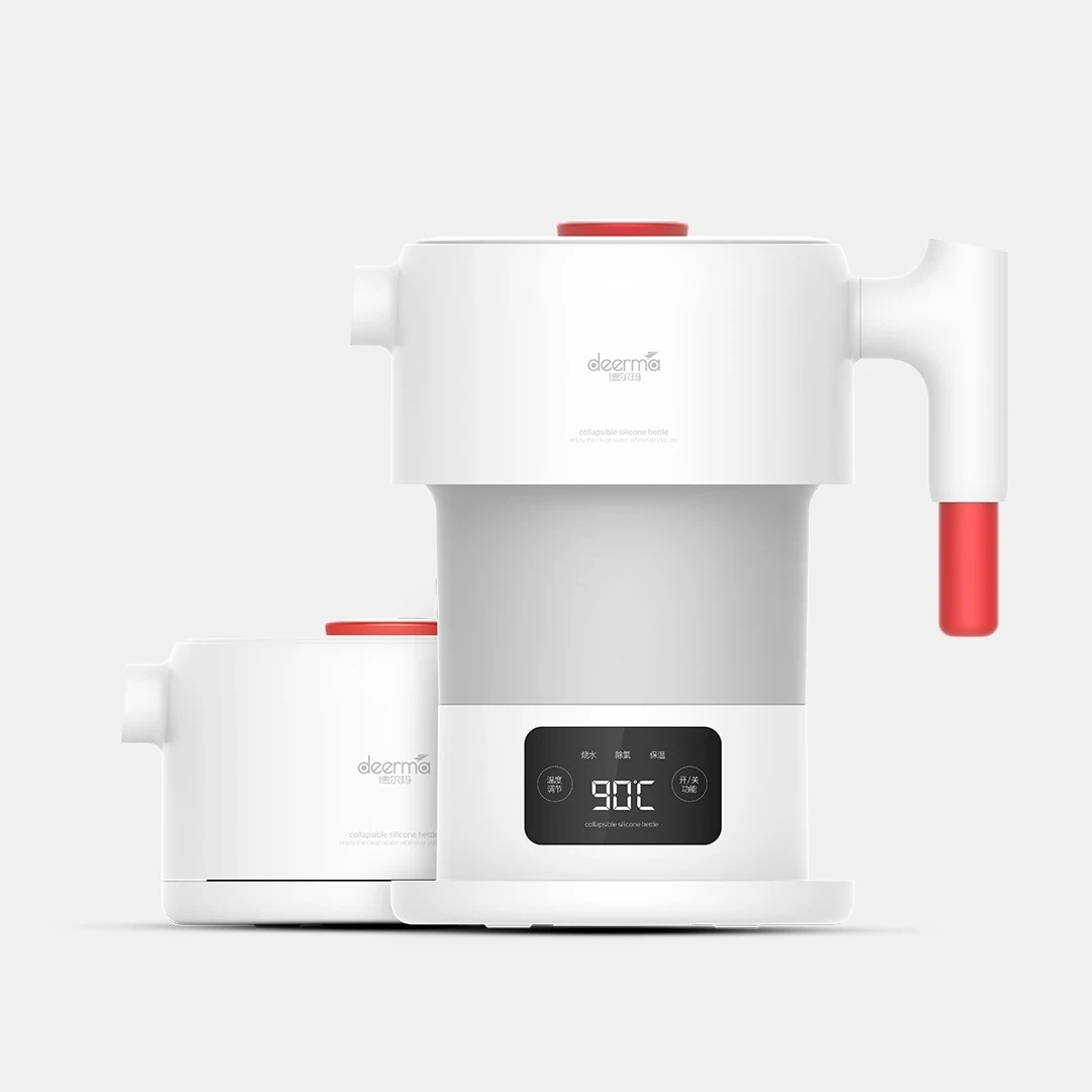 
 Xiaomi Youpin Deerma дорожный складной портативный умный электрический чайник из нержавеющей стали  