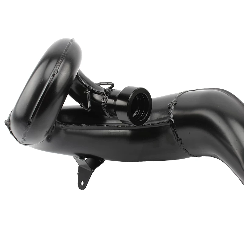 KOSHINE Motorcycle Pipe Exhaust Muffler Black Fit for 50 Mini SX DIRT Bike Parts