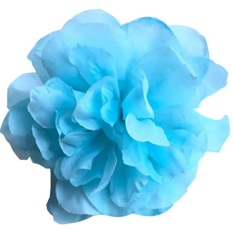 2023 Double Layer Mesh Chiffon Big Flower Chiffon Flower Fashion Baby Hair Accessories Kids Cute Girl
