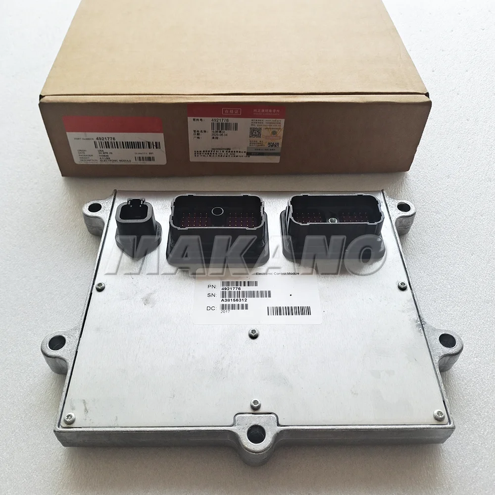 New Genuine QSB6.7 6D107 Excavator Engine Board ECU Module 4921776 Electric Engine Control Module ECM 4921776