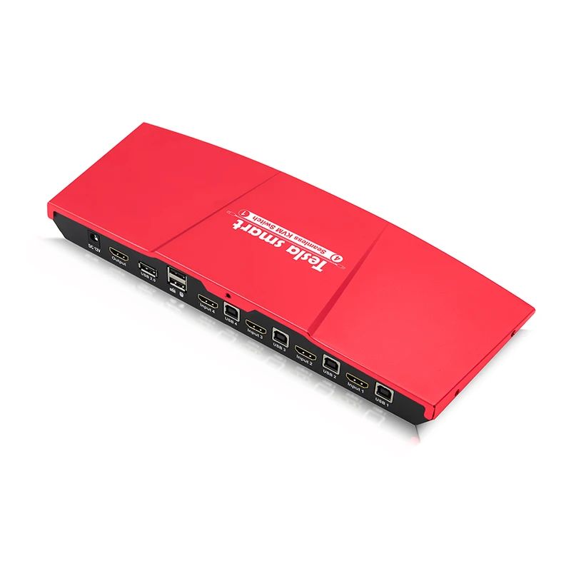 TOP PIP 4 Ports RS232 Kvm Switch Usb 2.0  Seamless switch