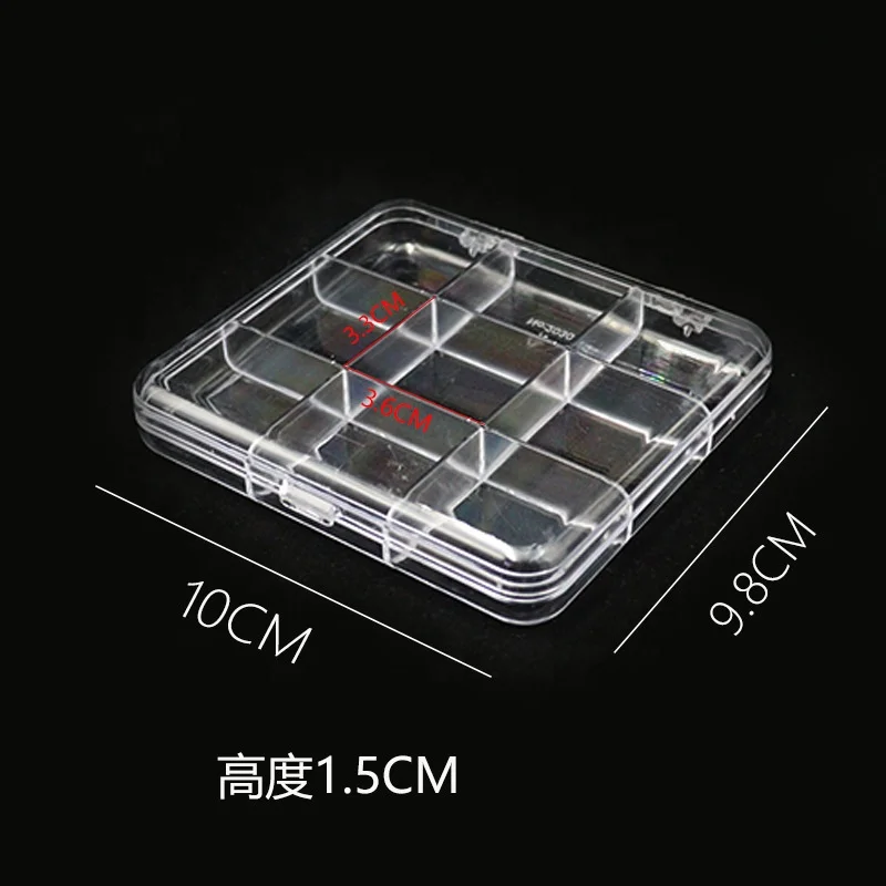 Plastic Beads Containers Transparent Mini Bead Organizer Container Storage Box with Lids for Pills Jewelry and Small Items