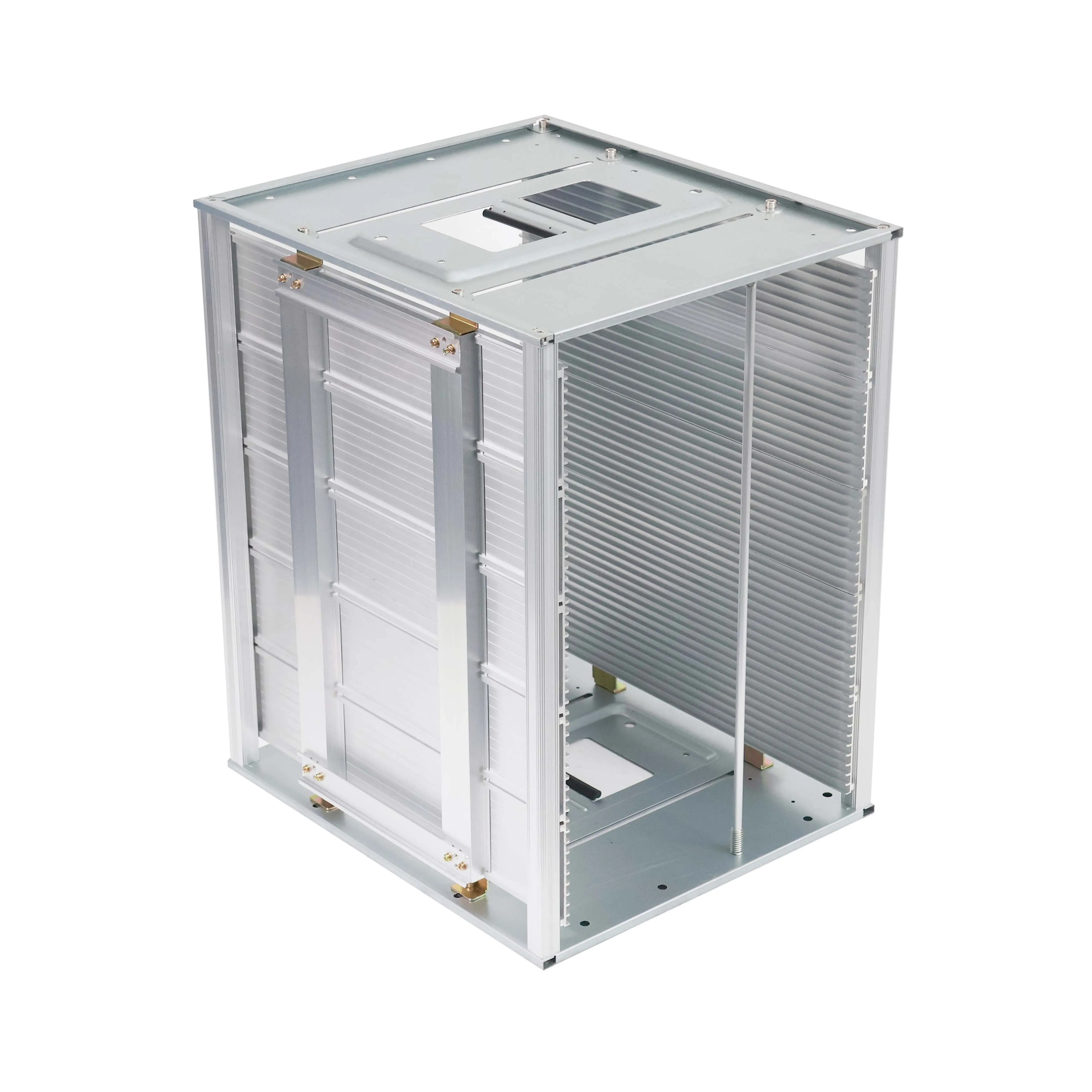 CONCO Aluminium pcb magazine rack  esd adjustable smt magazine rack for PCB