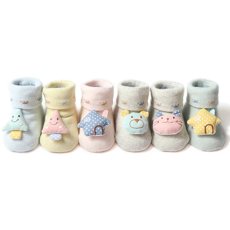 
Anti slip gripper kids rubber sole girls organic cotton korean kids socks 