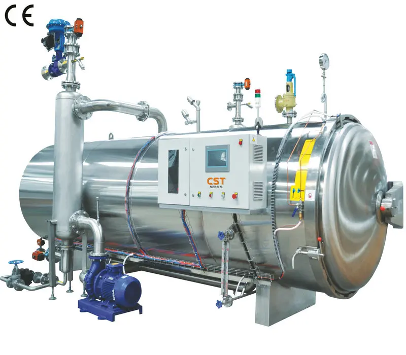 1200# CST steam heating  industrial canning retorts for tuna