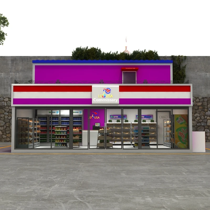 Low cost prefabricated steel structure  workshop automated container warehouse