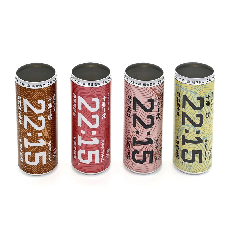 Factory Price Customized Sleek 330ml Empty Aluminum Beverage Cans