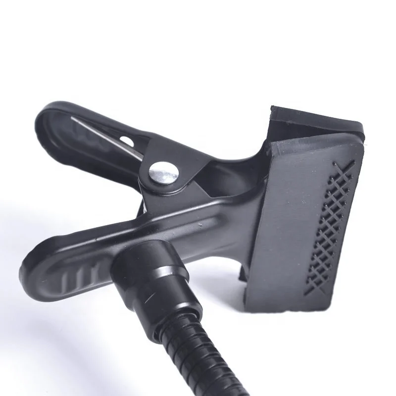 Double Clip Camera Mount Flexible Arm Gooseneck