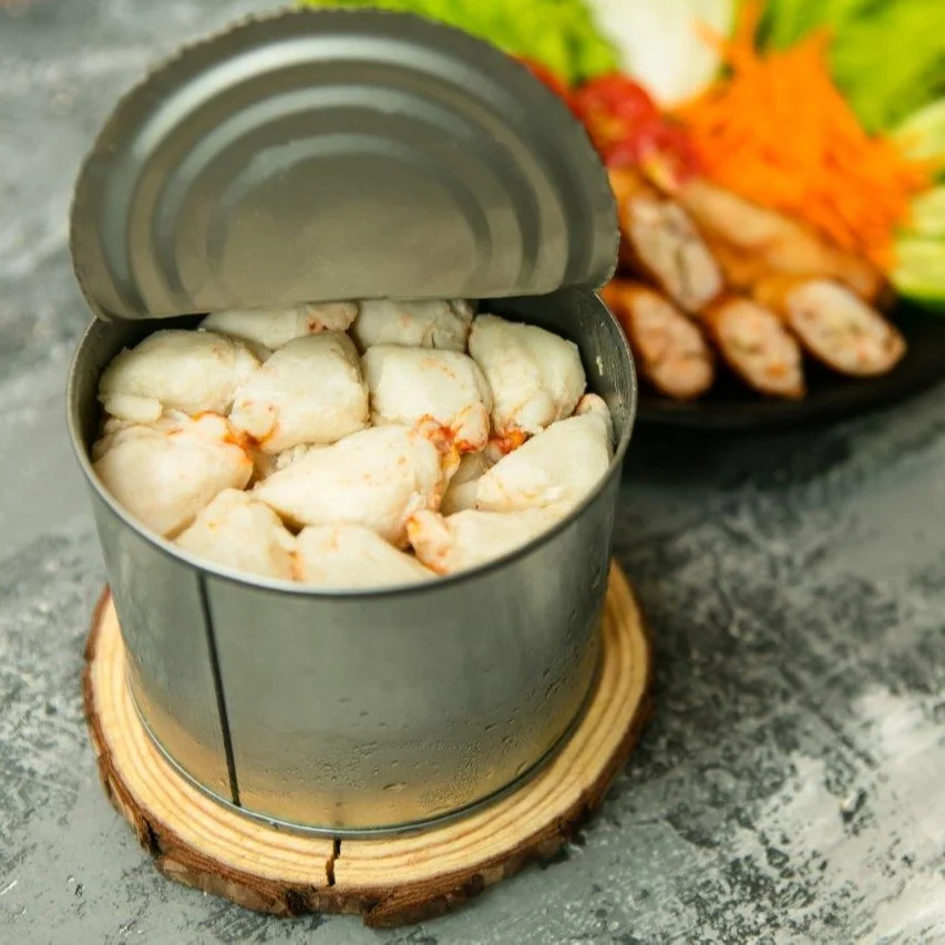  *** Лучшая цена! консервированное пастеризированное мясо краба (PORTUNUS HAANII) изготовлено SEASPIMEX