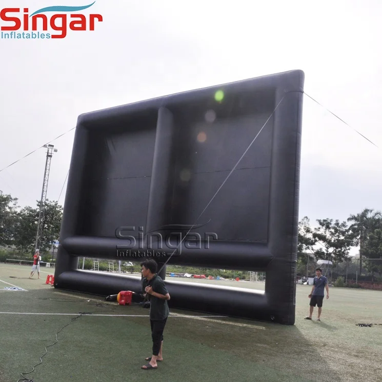 10x5.6m Advertising inflatables outdoor movie screen cinema 33ft outdoor