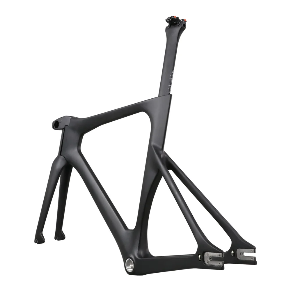 2020 Wholesale Carbon 700C Track Bike Frame UD Matte BSA BB Single speed bicycle frames