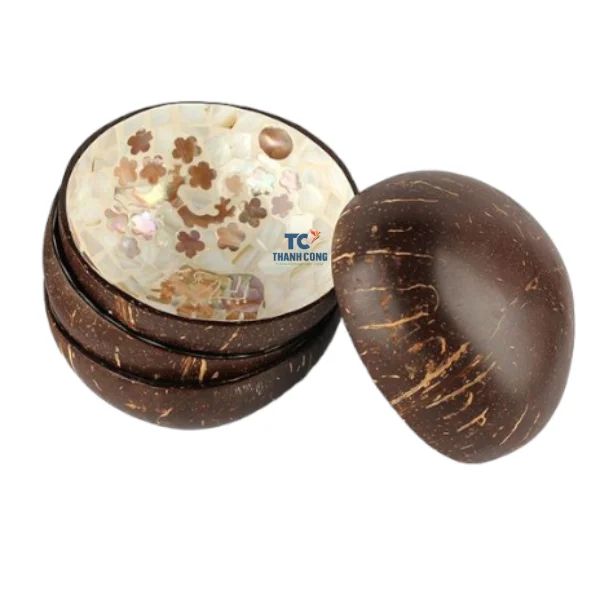 Eco-friendly Coconut Bowl Lacquer, Mother Of Pearl Coconut Bowls, Eggshell Coconut Bowls Coconut Lacquer Shell Bowl Wholesale