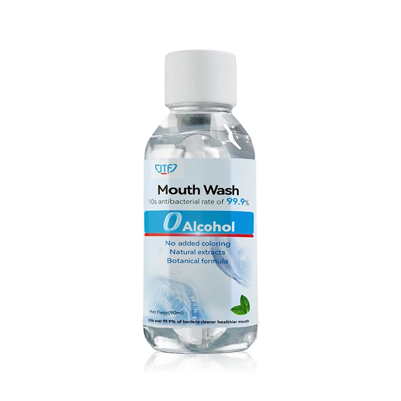 New arrival 90ml bottle Teeth Whitening dental mouthwash for travel date