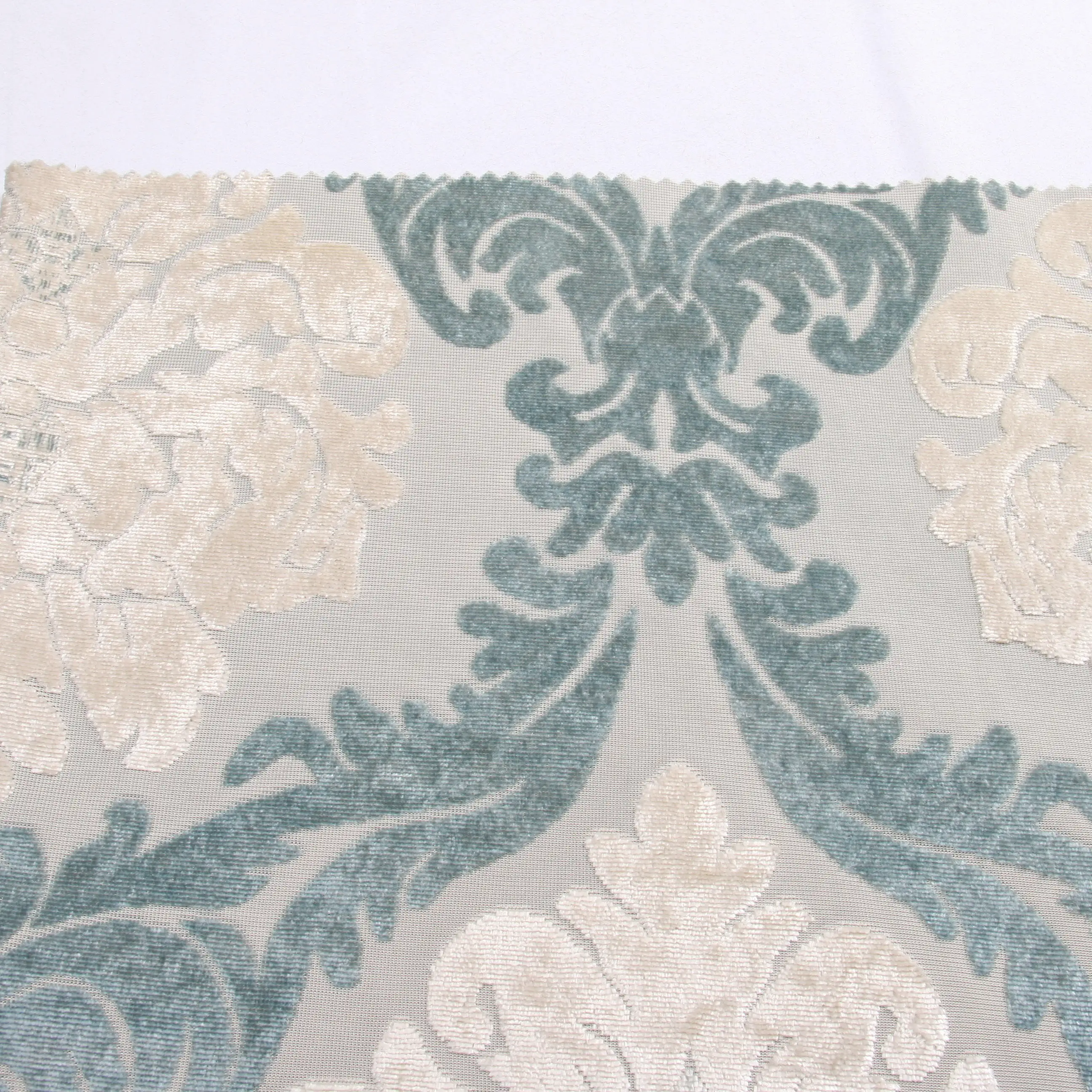Korean 100% polyester jacquard velvet fabric for home textile upholstery fabric