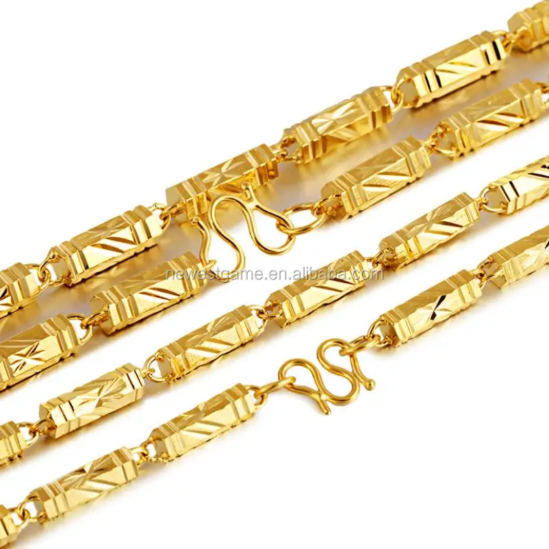 
24k chain FREE SHIPPING Heavy MEN 24K REAL SOLID GOLD FINISH THICK MIAMI CUBAN LINK NECKLACE CHAIN 24k gold necklace 