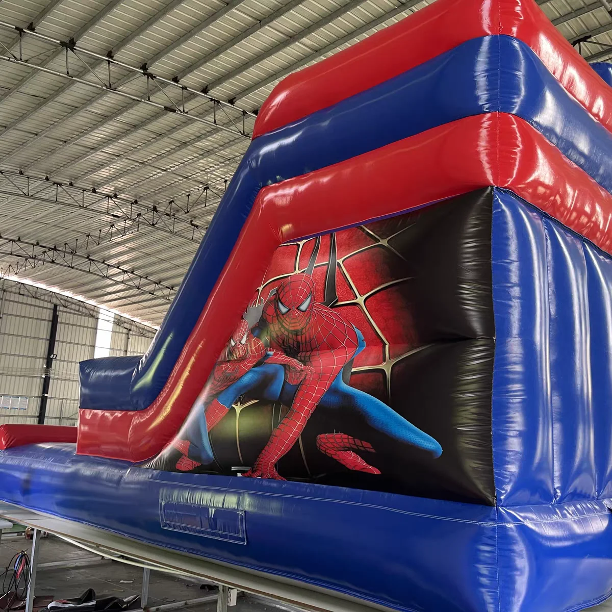 Outdoor Games Commercial Inflatable Bounce House Spiderman Bouncy Castle Inflatable Castle And Indoor Amusement Equipment