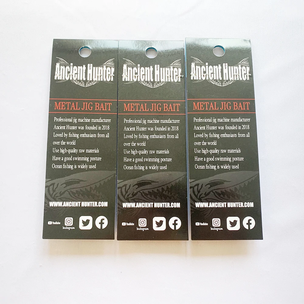 Ancient Hunter 1PCS/Bag Jigging Fishing Bait 120G Shiny Sliding Metal Jig Slow Jig Isca Metal Lure Fishing Accessories