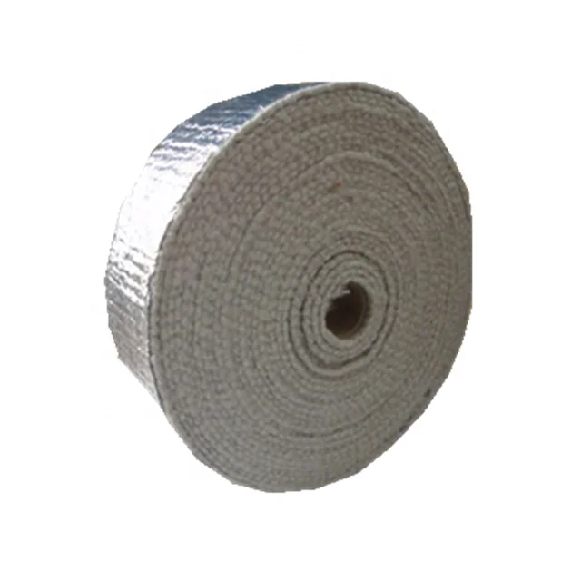 Material Textile 1400C Tape Ceramic Fiber Tape Reinforced Aluminium Foil Tape