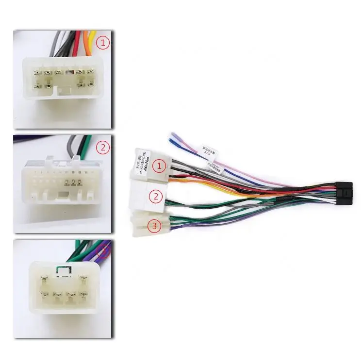 Car DVD Frame Kits for Toyota Noah 2008 with Cable Wiring Harness other auto parts(a1875e4a)