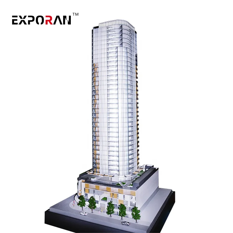 Refined real estate building model for real estate sales