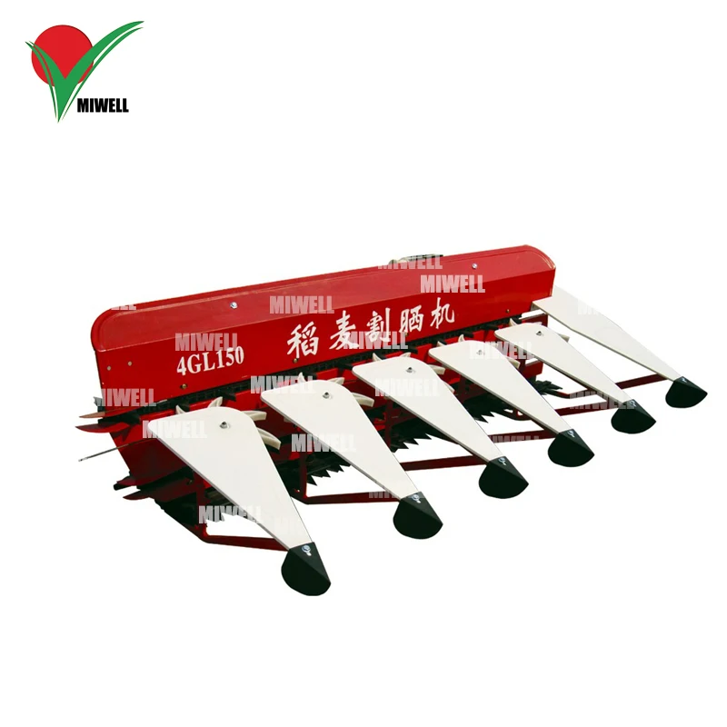 Miwell Hot sale reaper binder head 4GL120 Mini Harvester Head Tiller Mounted Reaper Cutters Reaper Blades