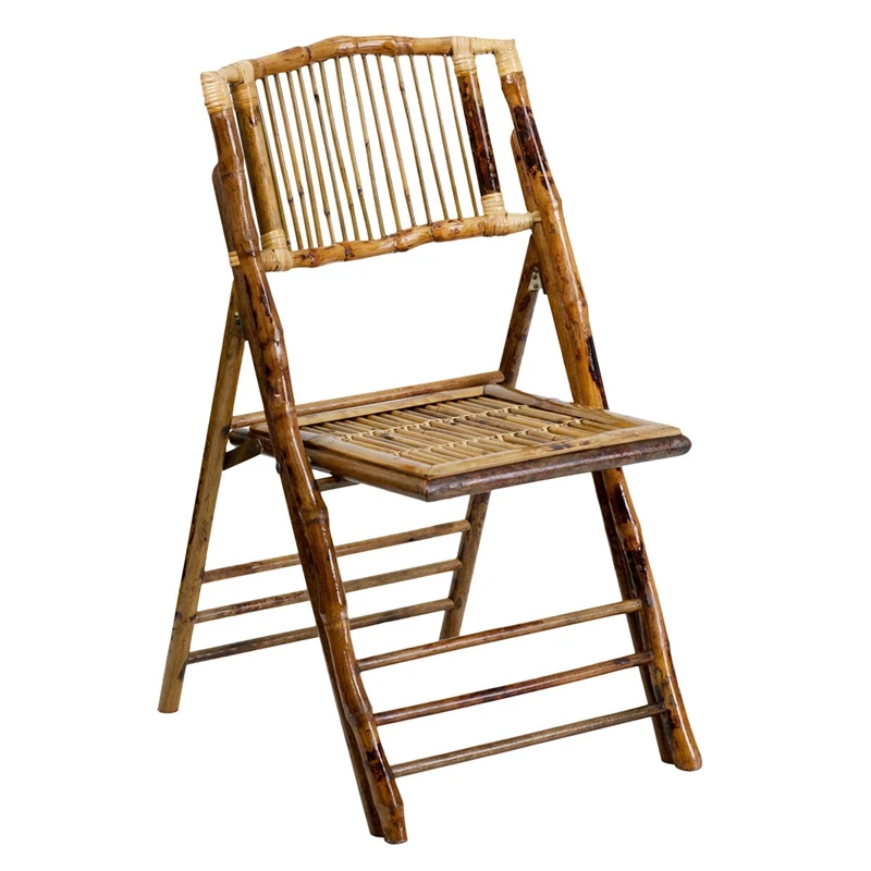 Banquet Bamboo Folding Chair Colorful Foldable for Outdoor Garden Dining Kitchen Living Room Party Villa Wedding Bar Event