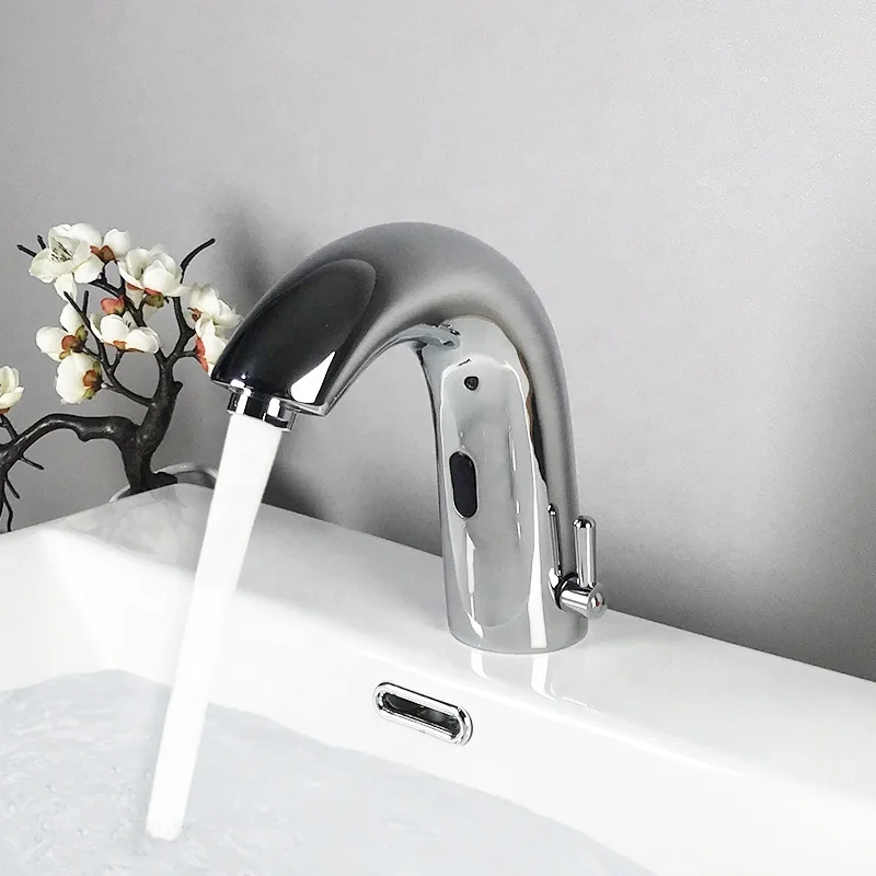 wholesale hot and cold water AC&DC 6V infrared automatic sensor faucet