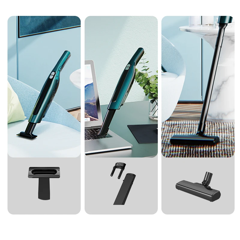 Dry Wireless Usb Chargeable And Car Charger Vacuum Cleaner