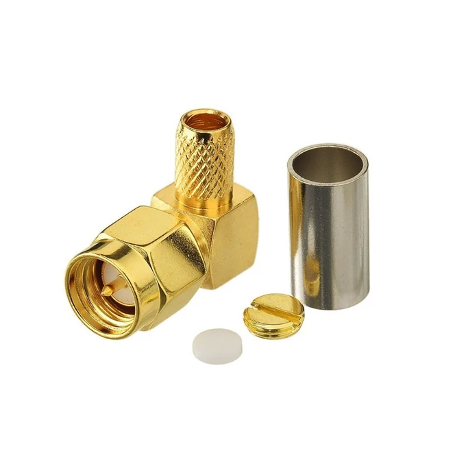 Wholesale Price 50 Ohm RF Cable 90 Degree SMA Male Connector RG58