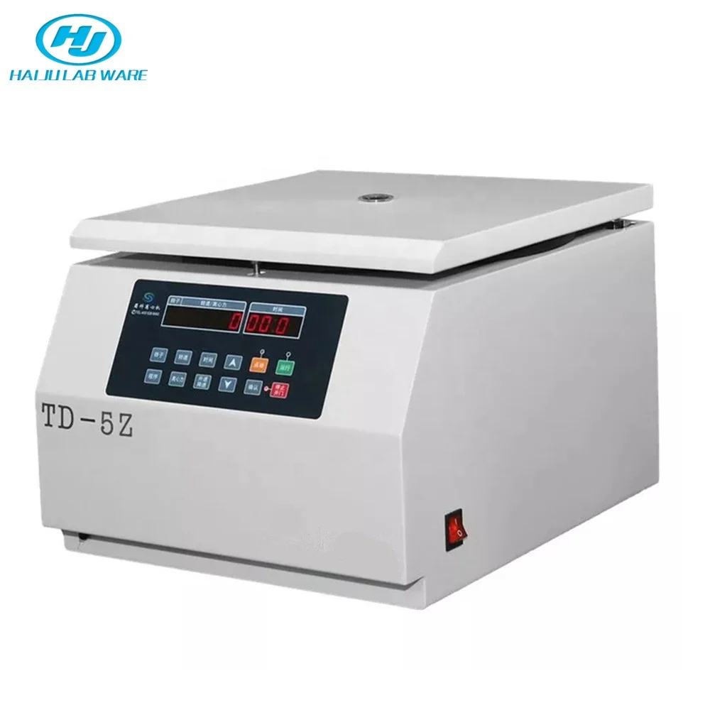 HAIJU LAB 15ml 50ml 100ml Auto Balance Microplate Medical 5000 rpm Benchtop Low Speed Multi-pipe Rack Centrifuge